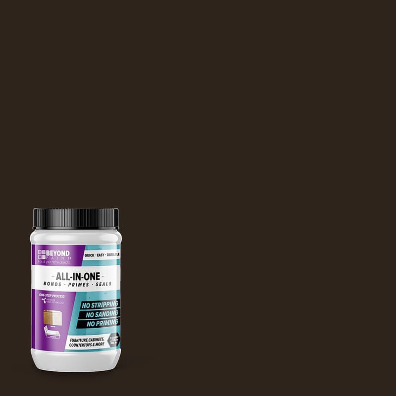 Beyond Paint BP04CP Matte Mocha Water-Based Paint Exterior and Interior 1 qt