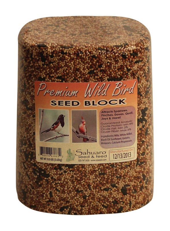 Sahuaro Seed LGBLOCK8 Bird Food Block 8 lb