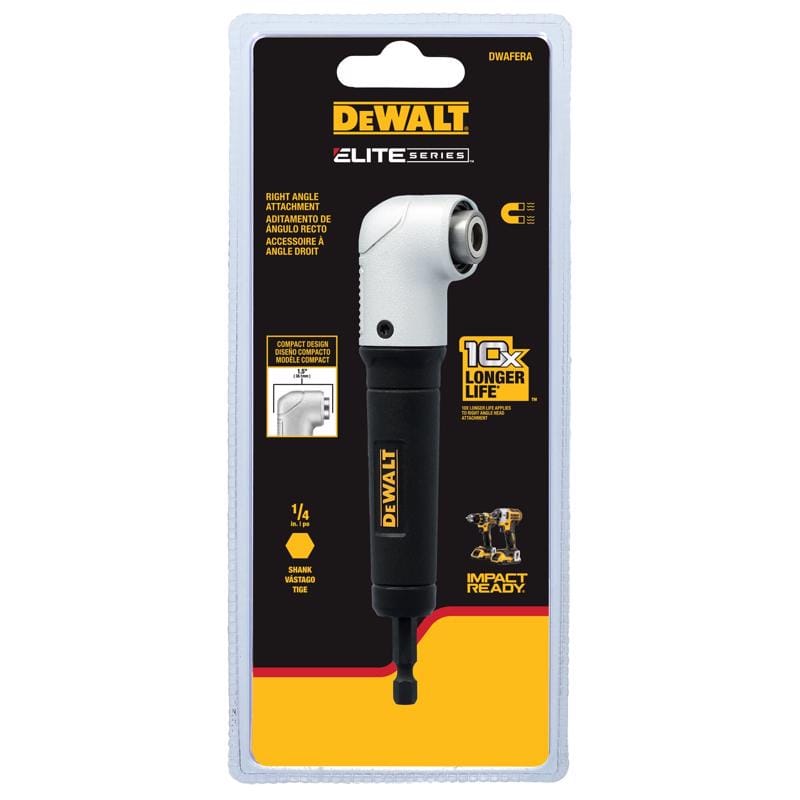 Dewalt DWAFERA ELITE SERIES Metal Right Angle Drill Attachment 1 pk