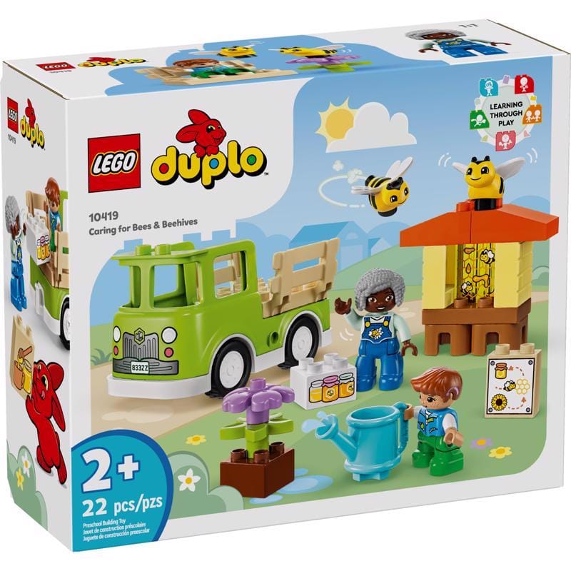 Lego 10419 DUPLO Caring for Bees and Beehives Building Set Multi 22 pc