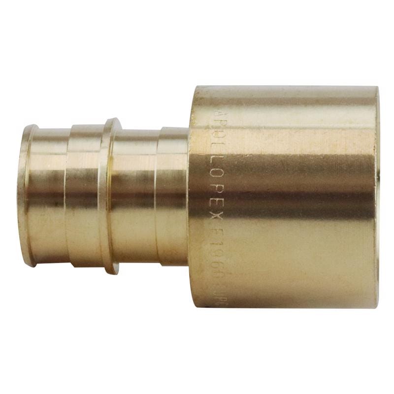 Apollo EPXFS341 Expansion PEX / Pex A 3/4 in. Expansion PEX in to X 1 in. D PEX Brass Female Adapter