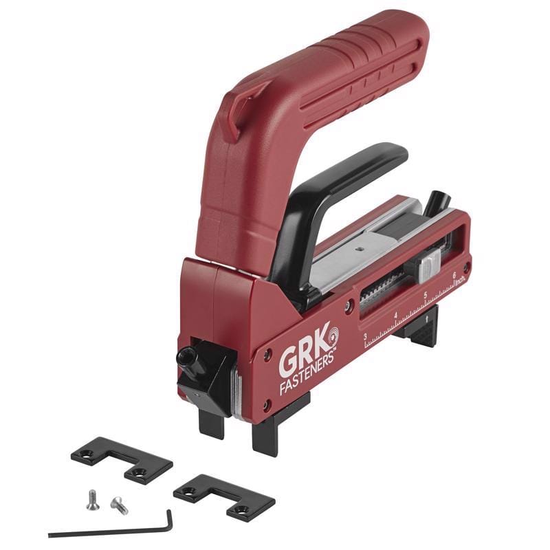 GRK Fasteners 43126 2-1/2 in. L Red Star Flat Head Hidden Deck Fastener 1 pk