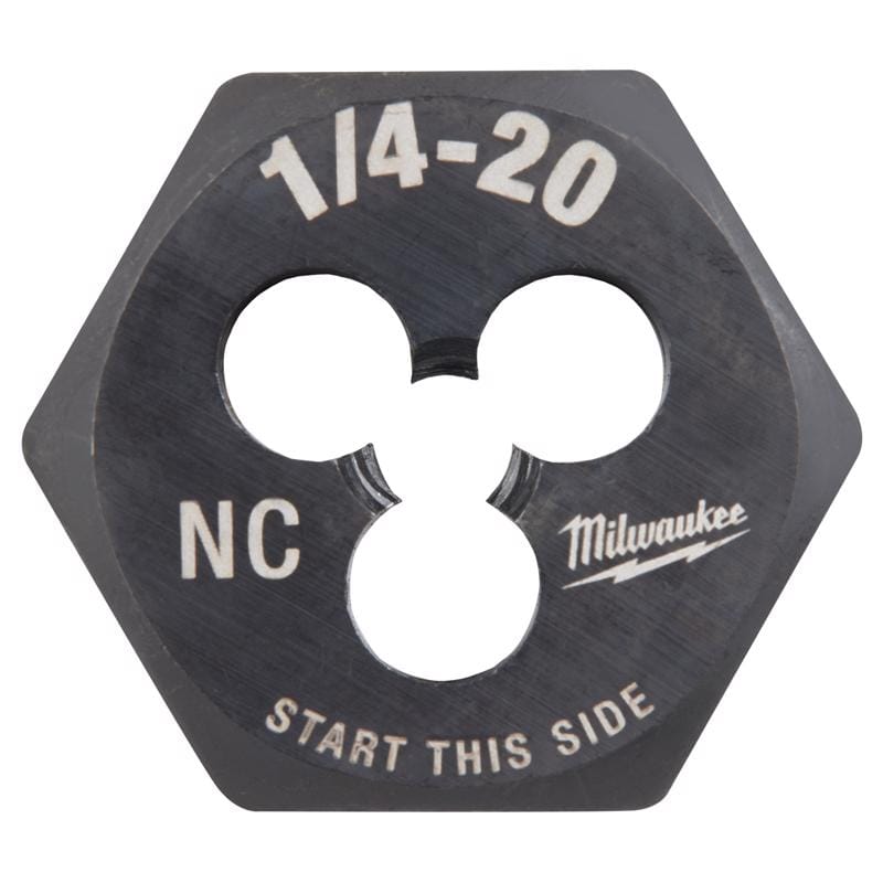 Milwaukee 49-57-5334 SAE 1/4-20 NC 1" Hex Threading Die