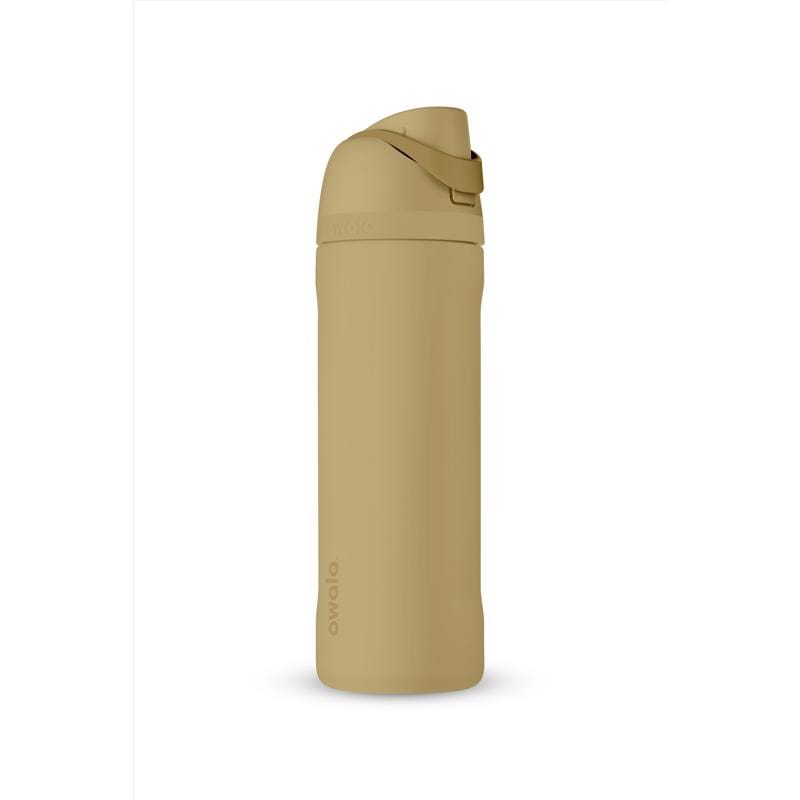 Owala C08082 FreeSip 24 fl. oz. Tan BPA Free FreeSip Insulated Water Bottle