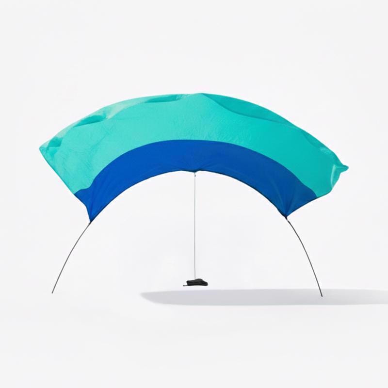Shibumi 1-MINI-BLUETEAL Polyester Beach Shelter 6 ft. H X 10 ft. W X 7.5 ft. L