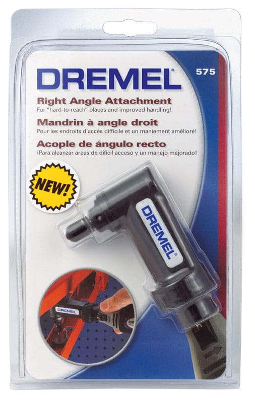 Dremel 575 4 in. L Plastic/Steel Right Angle Attachment 1 pk
