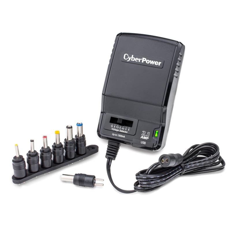 Cyberpower CPUAC1U1300 20 AWG 3-12 V 2.3 in. L Power Adapter