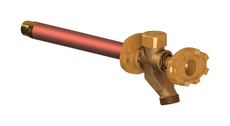 Woodford 19CP-10 Model 19 1/2 in. MIP in. Sweat Anti-Siphon Brass Freezeless Wall Faucet