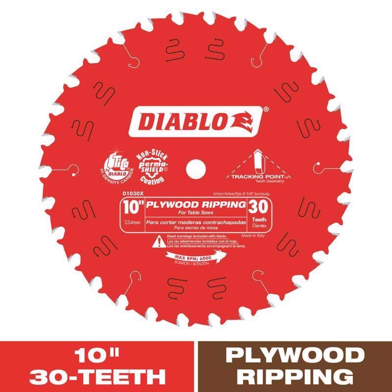 Diablo D1030X 10" Circular Saw Blade