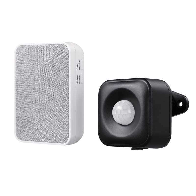 Heath Zenith 18000208 Heath Zenith Black/White Plastic Wireless Door Bell
