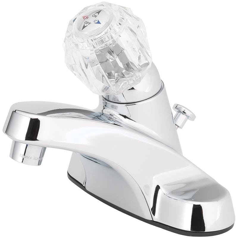 Oakbrook Collection 67100W-6601 Essentials Chrome Traditional Single-Handle Bathroom Sink Faucet 4 in.
