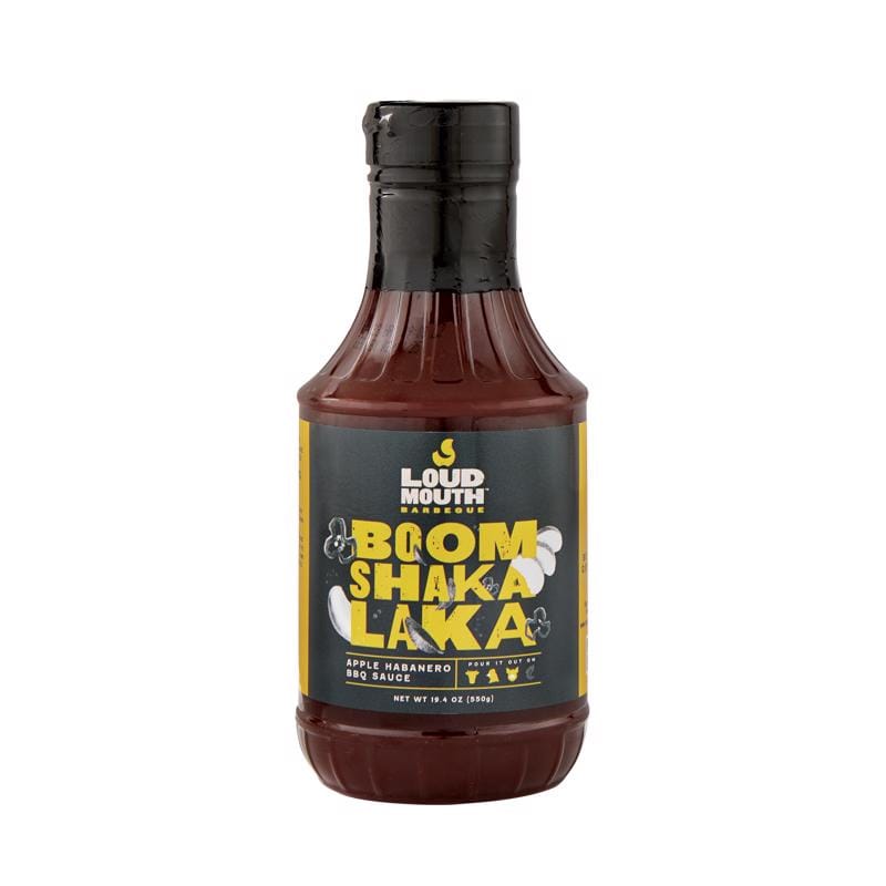 Loud Mouth ACE1005 BOOM SHAKA LAKA Apple Habenero BBQ Sauce 19.4 oz