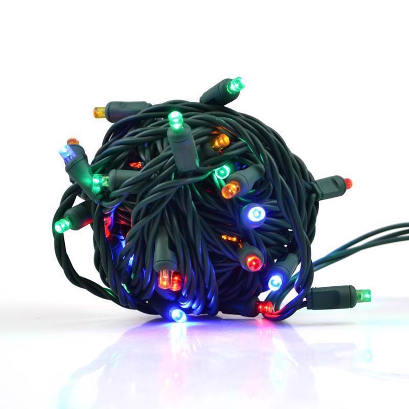 Celebrations 11-01158A LED Grand Mini Multicolored 50 ct String Christmas Lights 25 ft.