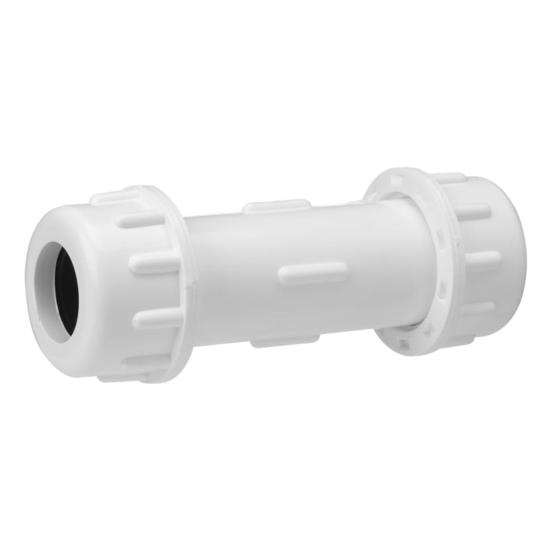 Homewerks 511-43-212-212 Schedule 40 2-1/2 in. Compression X 2-1/2 in. D Compression PVC Repair Coupling 1 pk