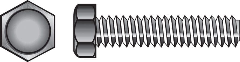 Hillman 221021 5/16 in. D X 5 in. L Zinc Plated Steel Hex Tap Bolt 50 pk