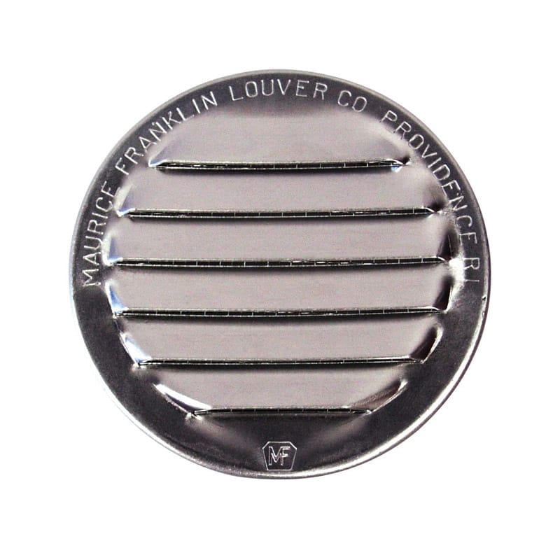 Maurice Franklin Louver RL-100 2.5 2.5 in. W X 2.5 in. L Bright Silver Aluminum Mini Louver