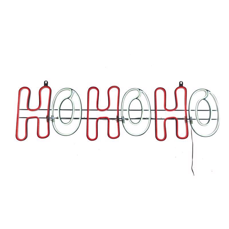 Celebrations 06-03001A LED Red/White Neon HOHOHO 36 in. Hanging Decor