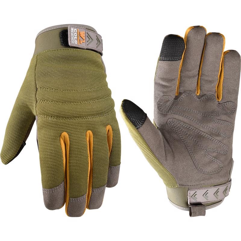 Wells Lamont 7809SG Women's Outdoor Winter Work Gloves Olive S 1 pair