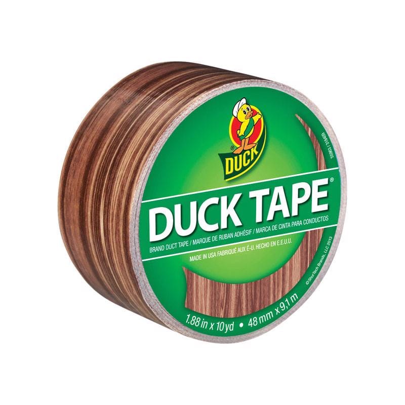 Duck 283051 1.88 in. W X 10 yd L Brown Woodgrain Duct Tape