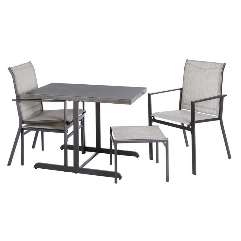 Living Accents HSTS5Y3A Sawyer 5 pc Gold Steel Dining Set