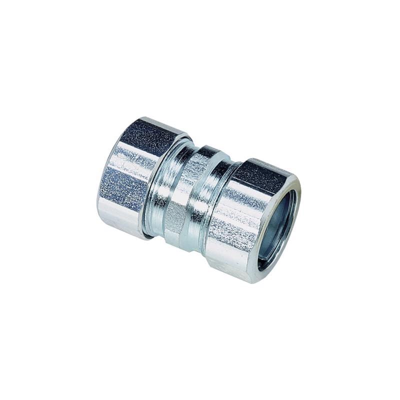 Sigma Engineered Solutions 49061 ProConnex 3/4 in. D Zinc-Plated Steel Compression Coupling For Rigid/IMC