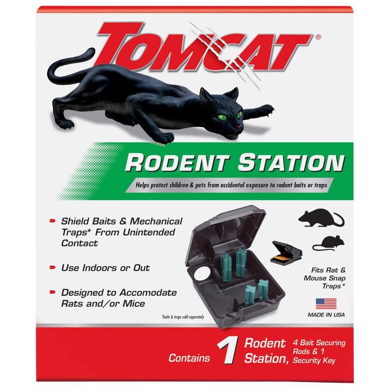 Tomcat 0363415 Rodent Bait Station Blocks For Mice and Rats 1 pk