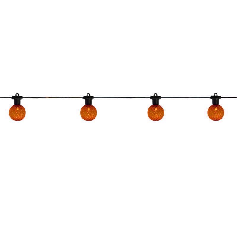 Celebrations G4025OR8A Orange 25 ct LED G40 Halloween String Lights