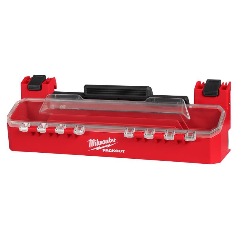 Milwaukee 48-22-8612 Packout 11.5 in. W X 3.6 in. H X 3.6 in. D Storage Organizer Plastic 1 compartments Black/