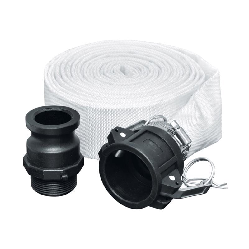 DeWalt DXWP69646 Fabric Camlock Hose Kit 1-1/2 in. D X 25 ft. L