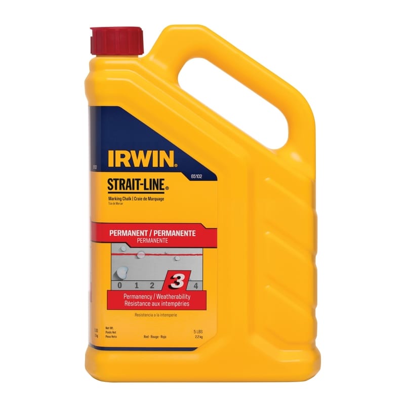 Irwin 65102 Chalk Powder 5# Red