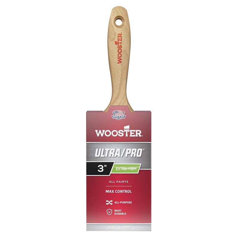 Wooster 4157-3 Ultra/Pro 3 in. Extra Firm Chiseled Paint Brush