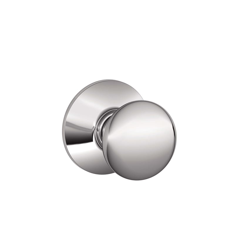 Schlage F10PLY625 Plymouth Classic Bright Chrome Passage Door Knob