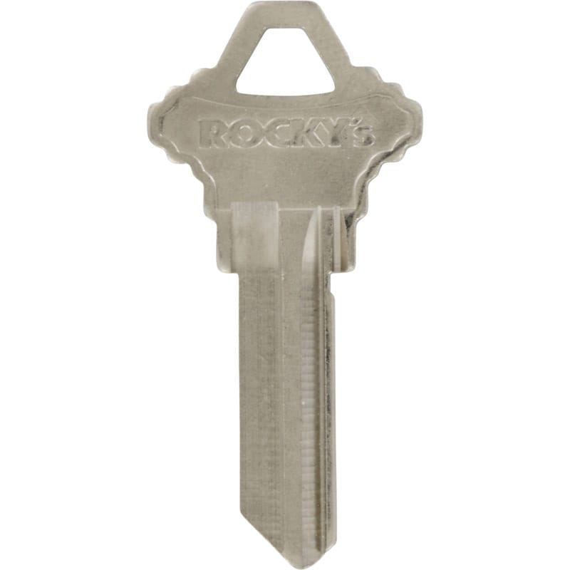 Hillman 86371 Traditional Silver House Key Blank Single For Schlage Locks