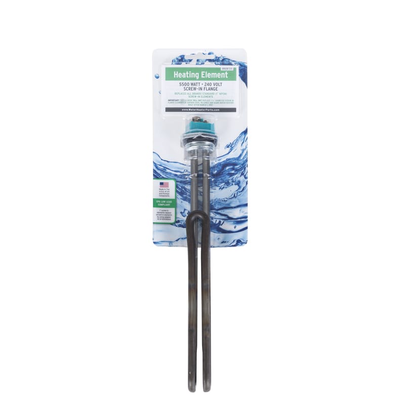 Reliance 100287311 Incoloy Electric Heater Element 9-1/2 in. H X 1-3/4 in. L X 4-3/8 in. W