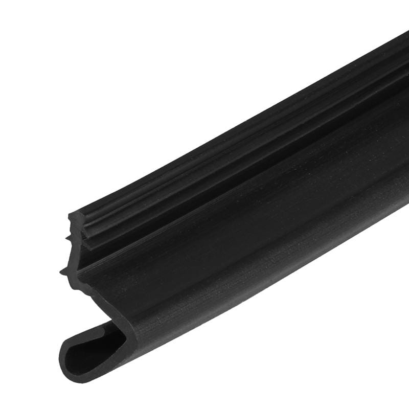 M-D Building Products 11826 Black Rubber Top & Sides Door Seal For Door Jambs 81 in. L X 0.62 in.