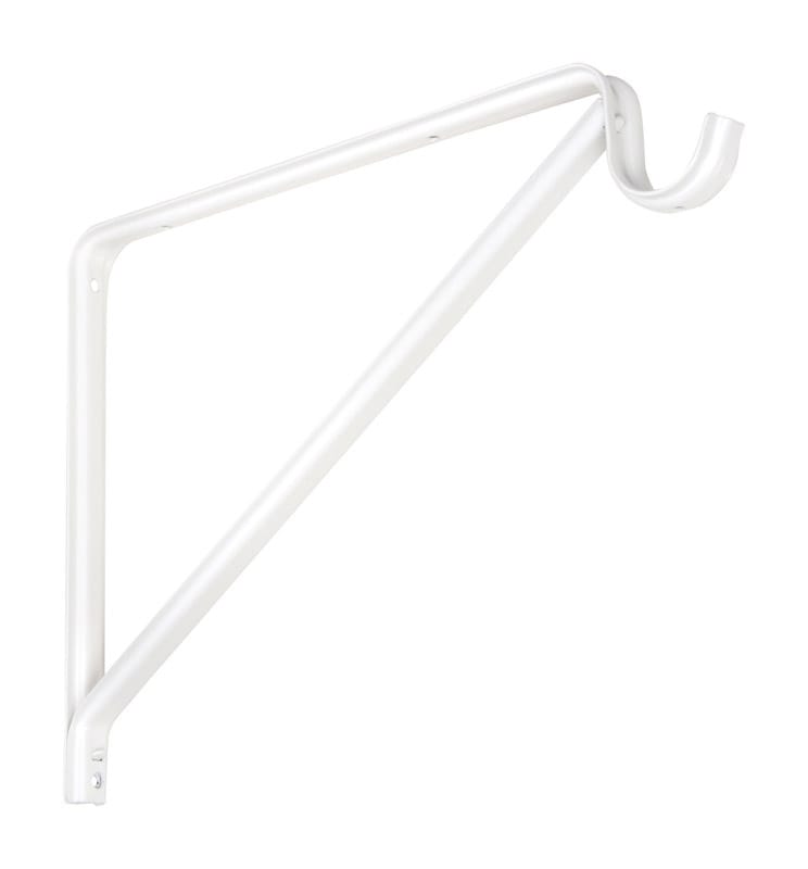 National Hardware N224-501 9.31 in. H X 0.84 in. W X 12.74 in. L Steel Shelf Bracket