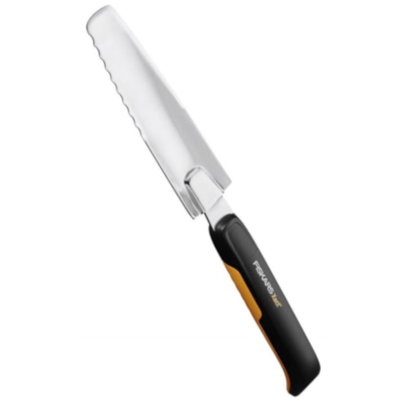 Fiskars 315540-1001 Xact 15 in. Stainless Steel Weeder Rubber Handle