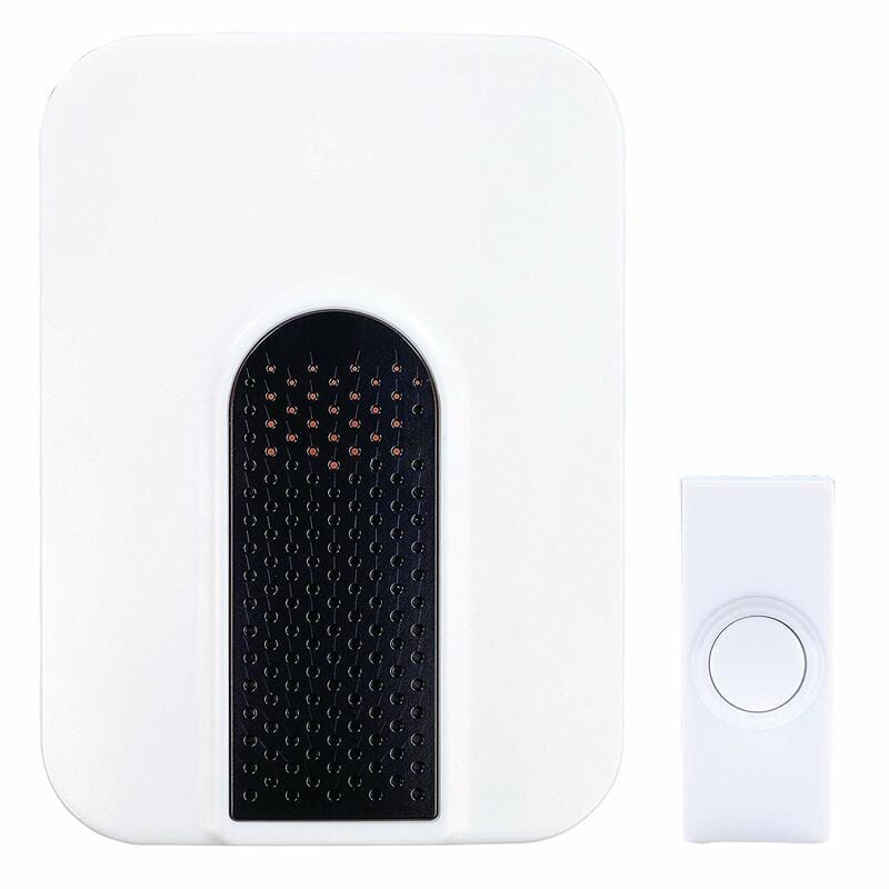 Heath Zenith 18000080 Black/White Plastic Wireless Door Chime Kit