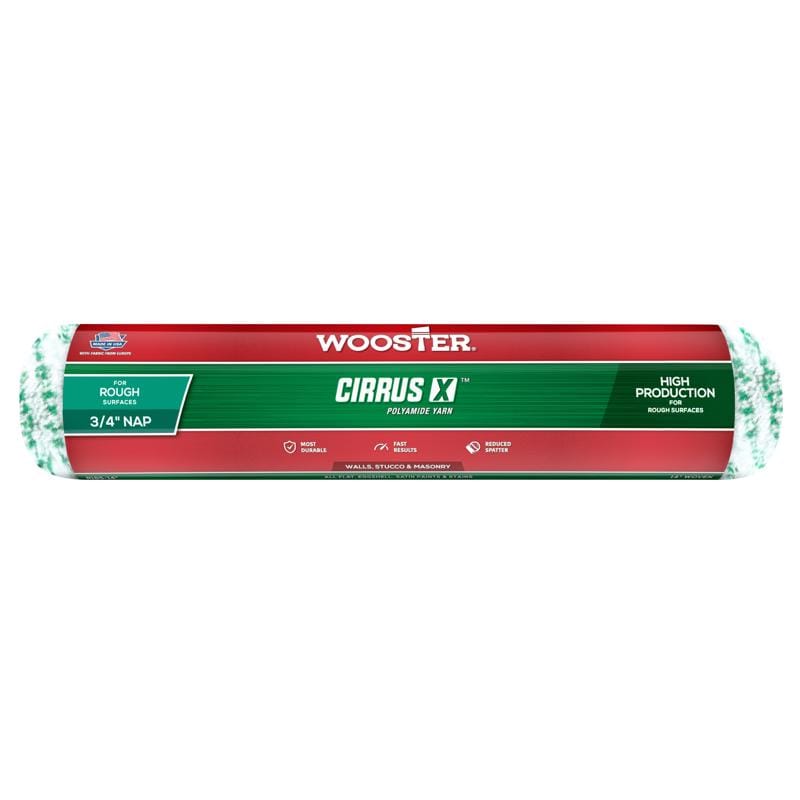 Wooster R185-14 Cirrus X Yarn 14 in. W X 3/4 in. Paint Roller Cover 1 pk
