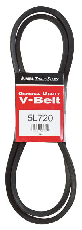 Mitsuboshi 5L720A FHP General Utility V-Belt 0.63 in. W X 72 in. L For Fractional Horsepower Motors