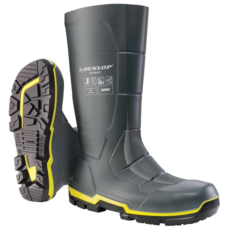Dunlop MZ2LE02.11 Boots 11 US Gray 1 pair Waterproof