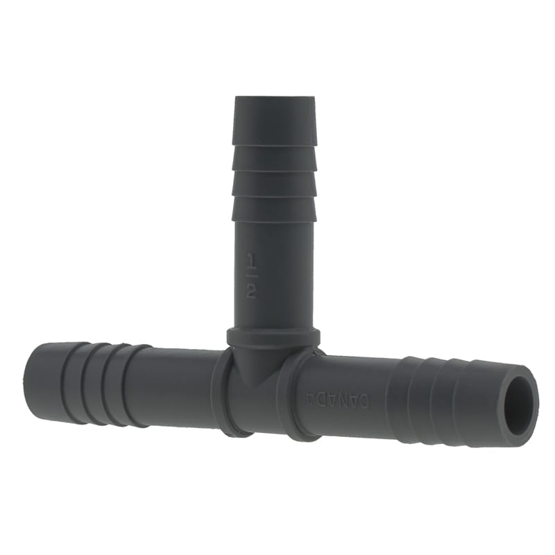 Boshart Industries UPPT-05 1/2 in. Insert in. X 1/2 in. D Insert Polypropylene 4 in. Tee 1 pk
