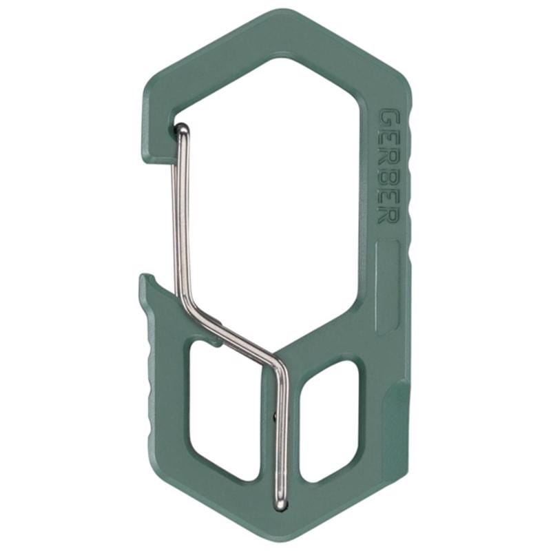 Gerber 1075349 Metal Green Carabiner