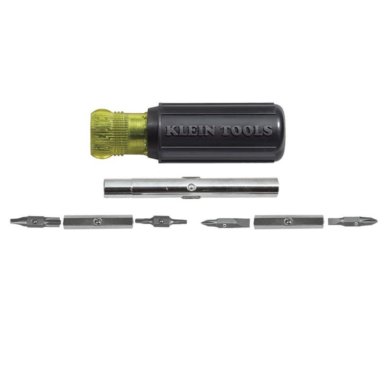 Klein Tools 32305 Nut 15-in-1 Multi-Bit Ratchet Screwdriver 8.71 in. 1 pc