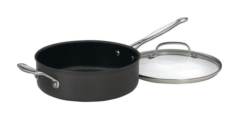 Cuisinart 633C-30H Chef's Classic Stainless Steel Saute Pan 5.5 qt Black