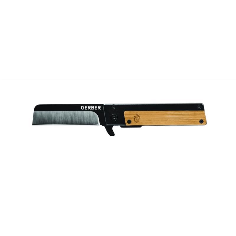 Gerber 31-004051L Quadrant Bamboo Brown 7CR17MOV Steel 5-6 in. Folding Knife