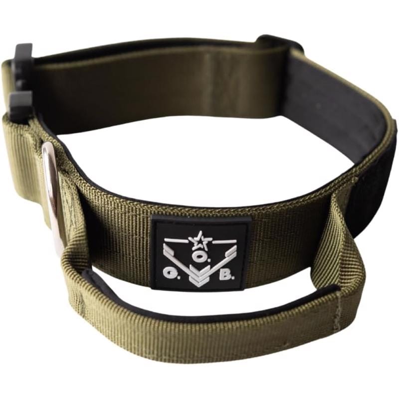 Operation Good Boy OGBGEA004 Tactical Green Nylon Dog Adjustable Collar