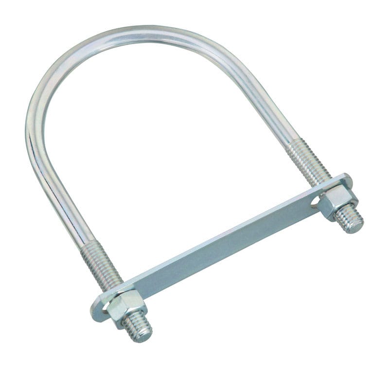 National Hardware N347-831 1/2 in. X 4-1/2 in. W X 7 in. L Coarse Zinc-Plated Steel U-Bolt