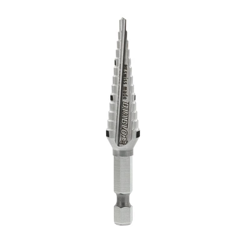 Diablo DSD0500S13 1/2 in. X 3-1/32 in. L Metal Impact Step Drill Bit Hex Shank 1 pk