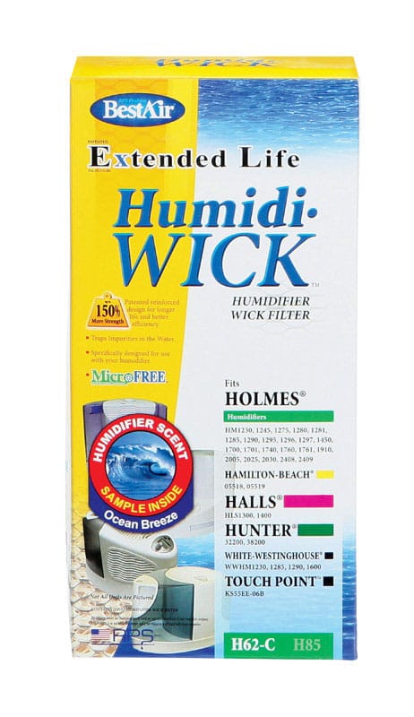 BestAir H62-PDQ-4 Humidifier Wick 1 pk